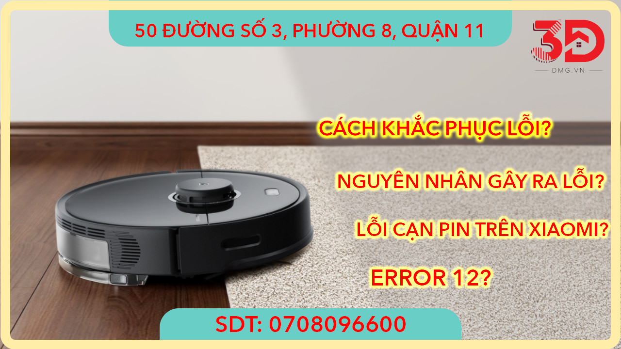 Hướng dẫn sửa lỗi thường gặp trên robot hút bụi Xiaomi
